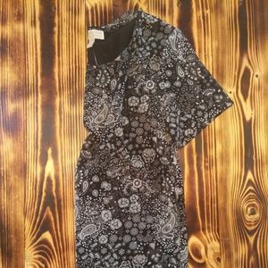 Michael Kors Mod Paisley Split Back Blouse